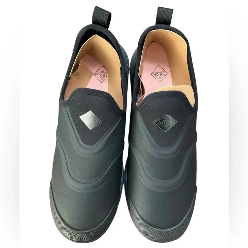 Muck Boot Company Women's Outscape Low Slip-On Shoes Black/Grey Size US 9 NEW